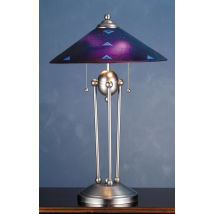 Purple / Clear Dicro Triangles
