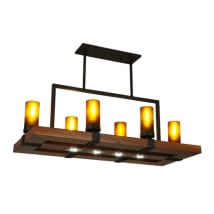 Natural Wood / Wrought Iron