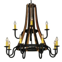 Natural Wood / Wrought Iron