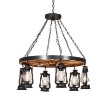 Natural Wood / Wrought Iron