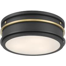 Matte Black / Vintage Brass