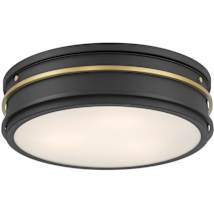 Matte Black / Vintage Brass