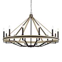 Dark Bronze / Natural Solid Wood