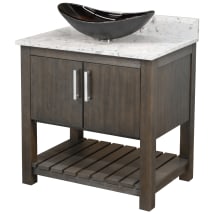 Cafe Mocha / Cafe Mocha Top / Brushed Nickel Hardware