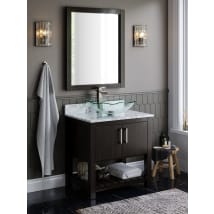 Cafe Mocha / Cafe Mocha Top / Brushed Nickel Hardware