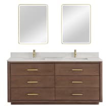 Aged Dark Brown Oak / Fish Maw White