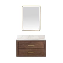 Aged Dark Brown Oak / Fish Maw White