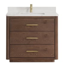 Aged Dark Brown Oak / Fish Maw White