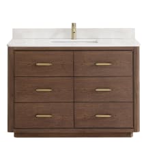 Aged Dark Brown Oak / Fish Maw White