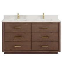 Aged Dark Brown Oak / Fish Maw White