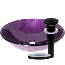 Purple / Matte Black Drain