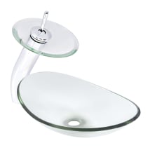 Polished Chrome/Clear Glass Faucet
