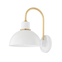 Aged Brass / Glossy White
