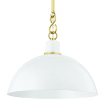 Aged Brass / Glossy White