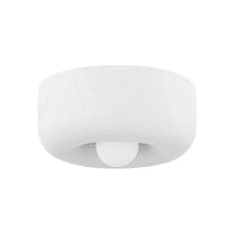 Aged Brass / Textured White Ceramic