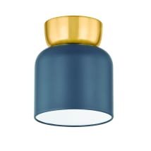 Aged Brass / Slate Blue