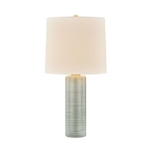 Aged Brass / Ceramic Silver Lake
