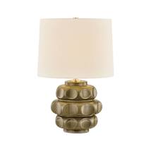 Aged Brass / Ceramic Mocha Luce
