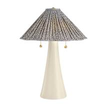 Aged Brass / Ceramic Antique Ivory
