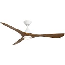 Matte White / Distressed Koa