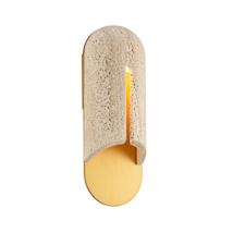 Beige Travertine / Aged Brass