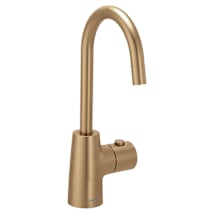 Moen S5560SRS Getränkearmatur – Einhebel, Hoher Bogen, Fleckenresistent Edelstahl | Für Küche, Kaltes Wasser