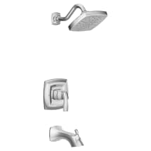 Moen UT3611BN Voss Collection M-CORE 3-Series 2-Griff Duscharmatur Mit Transfer, Gebürstetes Nickel, Ventil Separat Benötigt