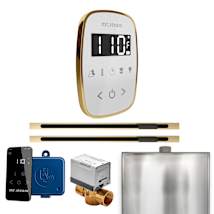 White / Polished Brass