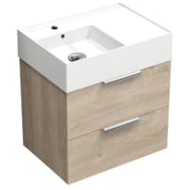 Brown Oak / Polished Chrome