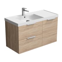 Brown Oak / Chrome
