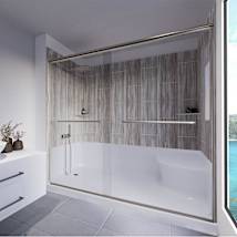 Brushed Nickel / Driftwood