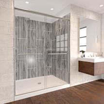 Brushed Nickel / Driftwood