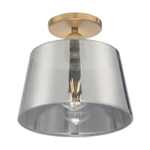 Brushed Brass / Smoked Glass