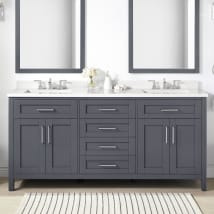 Dark Charcoal / Marble Top