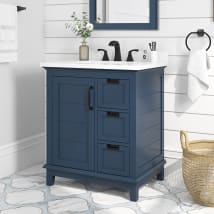 Greyish Blue / Cultured Marble Top