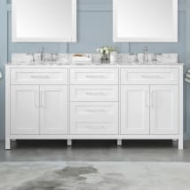 White / Carrara Marble Top