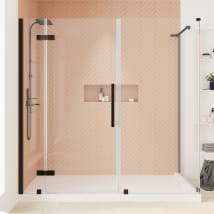 Ove Decors 42.8'' W x 78.74'' H Bi-Fold Framed Shower Door with