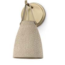 Natural Raffia / Brass