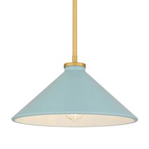 Brushed Gold / Light Blue