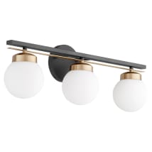 Textured Black / Aged Brass