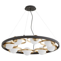 Textured Black / Aged Brass