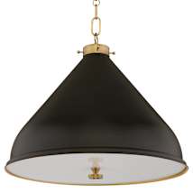 Matte Black / Aged Brass