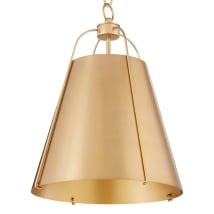 Studio White / Aged Brass