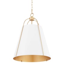 Studio White / Aged Brass