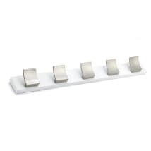 Brushed Nickel / White