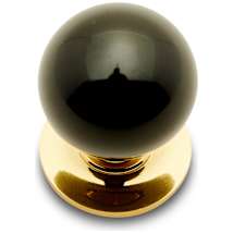 Polished Brass / Black