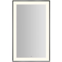 Mirrored with Matte Black Frame