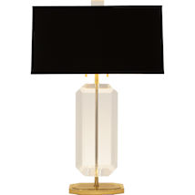 Modern Brass / Lucite Crystal