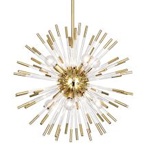 Modern Brass / Lucite Acrylic Rods