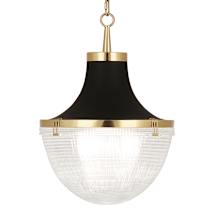 Modern Brass / Matte Black Hood